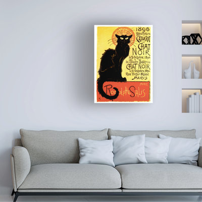 Art sur toile Marcus Jules Le Chat Noir