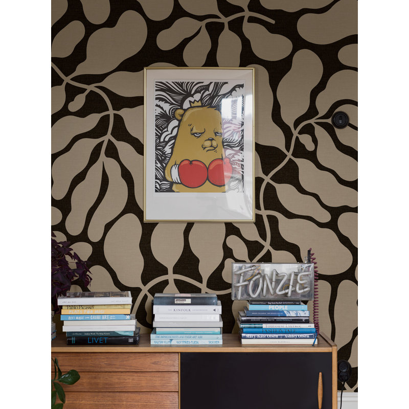 Boråstapeter My Secret Garden Grand Mural, NaturalBlack/Ivory
