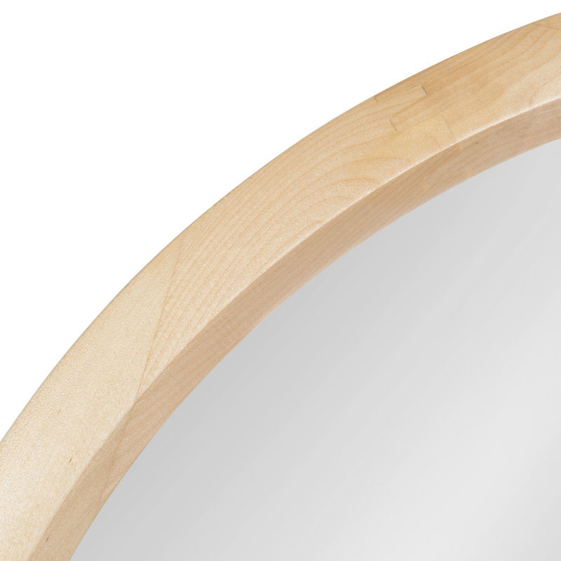 Miroir Anacleta, Noyer brun, Rond