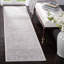 Tapis gris clair / crème tissé à la machine Calidia-31942836