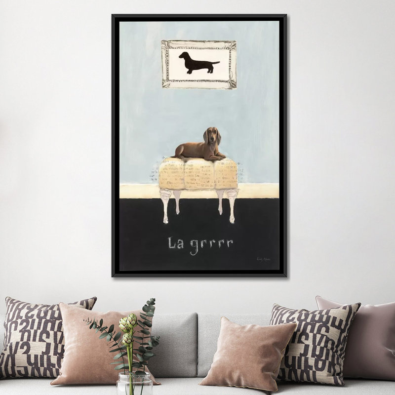 «Emily Adams La Grrr» par Emily Adams, impression sur toile tendue, H 12 po x l 8 po x P 0,75 po, Toile tendue, Pas de tapis