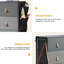 Melissa 35'' W Modern 8 Drawer Storage Dresser Wide-1379470669