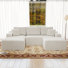 Koli Boneless U-shaped Cloud Sectional Sofa Couch, Compression Modular Sofa, Corduroy