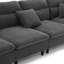 Ensemble de canapé modulaire convertible, ensemble de canapé en L réversible avec coussins gratuits, siège intérieur en chenille avec repose-pieds, appartement,-972574604