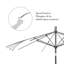 Parasol de marché 9 pi Santana Praneeth-1901753435-1914926489
