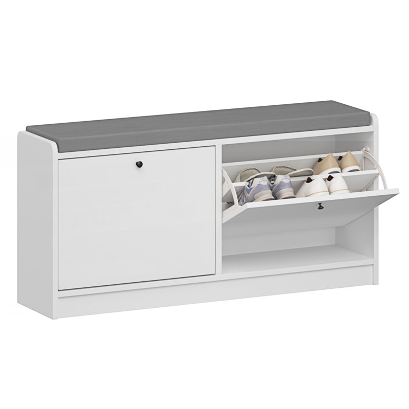 Banc de rangement pour chaussures, banc d'entrée avec rangement, armoire à chaussures