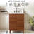 24''Brown Modern Free-Standing Single Bathroom Vanity Set