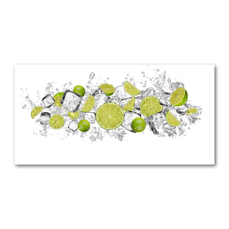 Limonka Ice Cubes - Wrapped Canvas Print