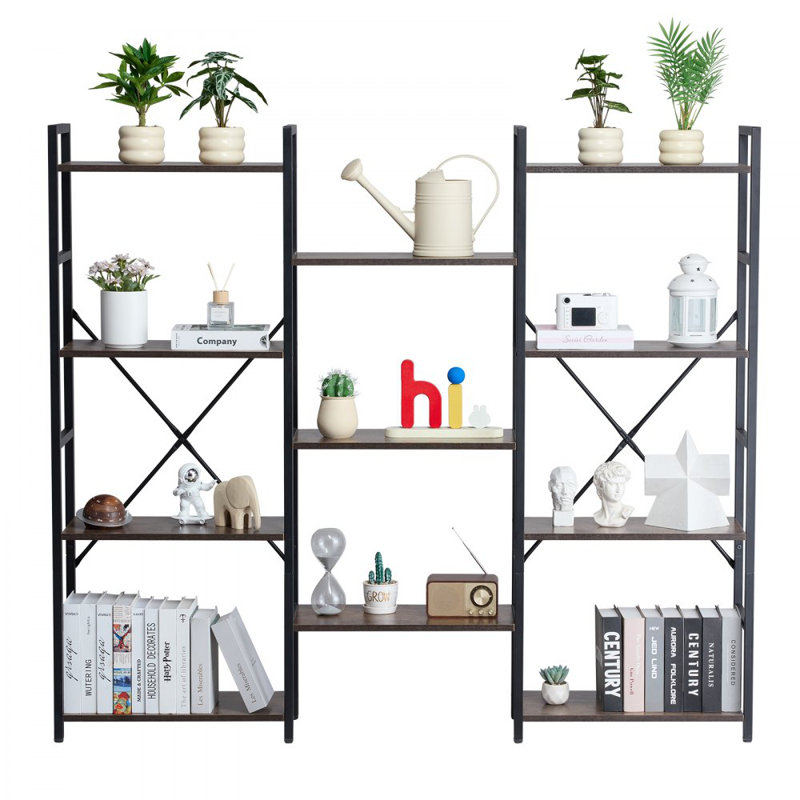 139cm H x 158cm W Metal Bookcase