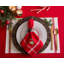 Serviette de table brodée Mistletoe 20 po Icenhour