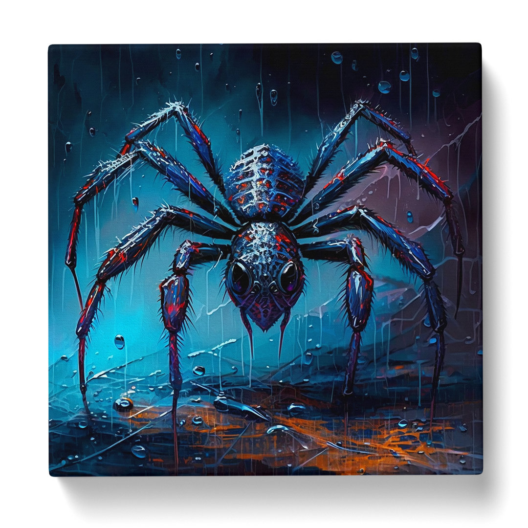 Spider Palette Knife Painting