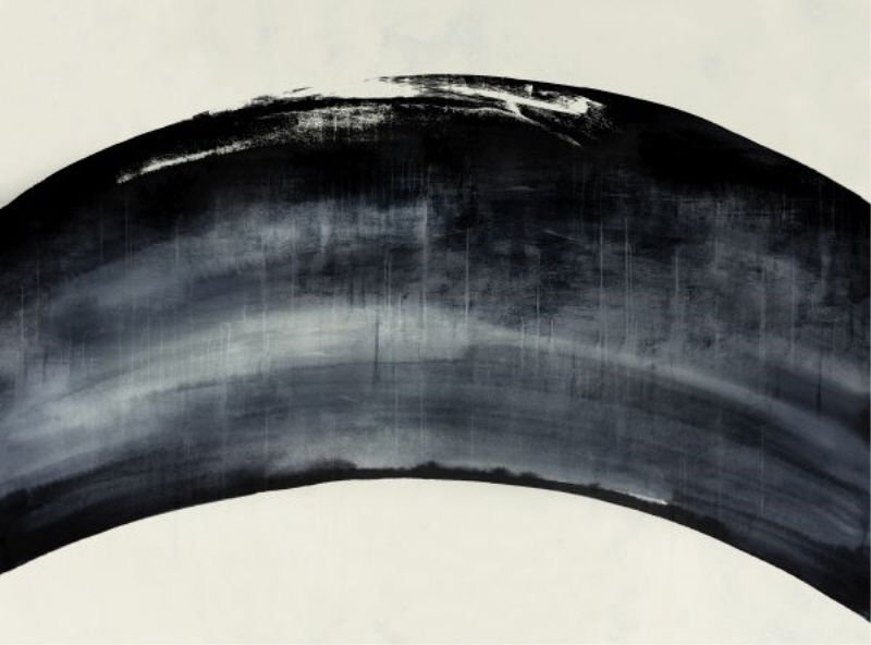 Colossal Stream Print by Guseul Park, 24" H x 32" W x 1.5" D, Outdoor
