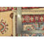 Tapis oriental en laine noué à la main beige Nabeel