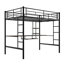 Lit mezzanine avec bureau et tablette, conception peu encombrante