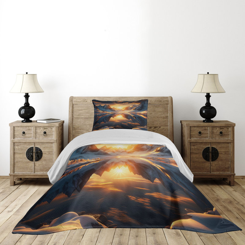 Polyester Coverlet, Twin Coverlet + 1 Standard Shams