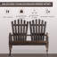 Wooden Love Seat