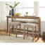 Tabouret blanc rembourré