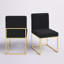 Chaise d'appoint rembourrée en velours Amberdawn-1602561295-1602561294