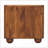 Solid Wood Solis Fluted Cabinet,Brown,2-Drawers