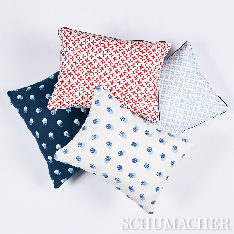 Emerson Pillow, Red, 12'' x 18''