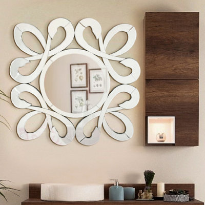 Miroir mural décoratif à cadre élégant fiori