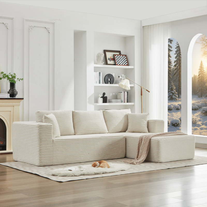 Canapé modulaire modulaire, Beige 1