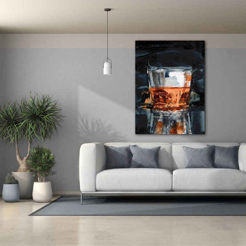 Toile épique Graffiti «Bourbon Glass 4» par Ethan Harper, 40 po x 54 po