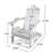 HOLLYWOOD FOLDABLE ADIRONDACK CHAIR