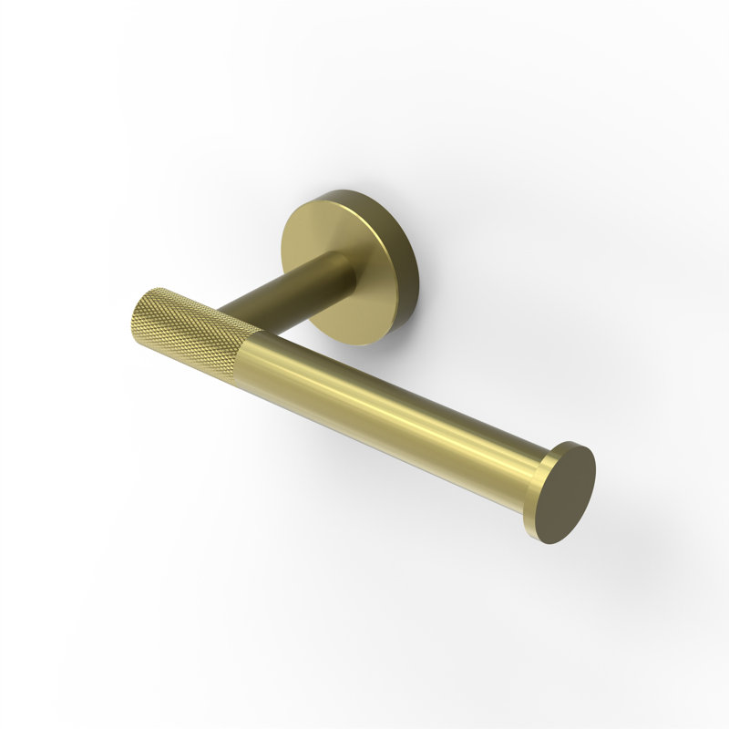 Patriki Wall Mounted Toilet Paper Holder, Brushed Brass