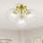 Foulkes Glass Semi Flush Mount-1507930223