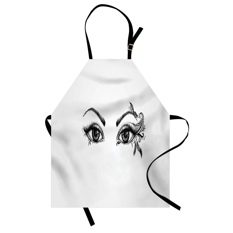 No Pattern Bib Apron