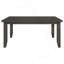 Dexter Dark Grey Rectangular Plank Top Dining Table