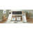Twin size Loft Bed Wood Bed with Two Storage Boxes-129423554