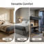 Matelas 11 pouces en mousse viscoélastique infusée de gel de couleur verte, confortable et de soutien pour chambre à coucher-928558183
