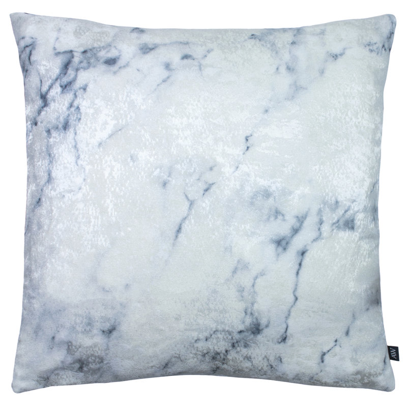 Nichole Abstract Ink/Royal Square Throw Pillow Cover, Ink/Royal