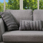 Swampscott Rectangular Faux Fur Pillow Cover & Insert