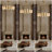 31.5" Round Kitchen Island  Alabaster Gold Chandelier-1586905264-1586905266-1586905268