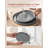 Daytona 12 Piece Stoneware Dinnerware Set - Service for 4-402670592