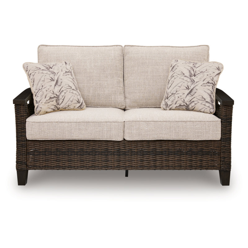 Drakes Beach Outdoor Loveseat With Cushion