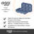 6 Large Balls Ice Tray - Blue