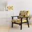 Artistic Whimsy Polka Dots Pattern - Upholstered Modern Accent Chair And Arm Chair_D-647751773-700776156