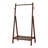 Heavy‑Duty Solid Wood Freestanding Clothes Rack, A‑Shaped Garment Hanger Stand with Bottom Storage Shelf & Side Hooks, Clothing Display Rack-1771404059