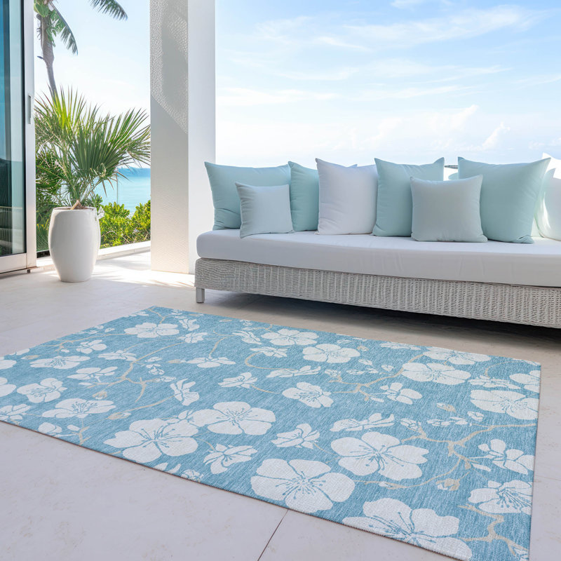  Machine Washable Indoor/Outdoor Chayden ACN1032 Rug, Rectangle 9' x 12'