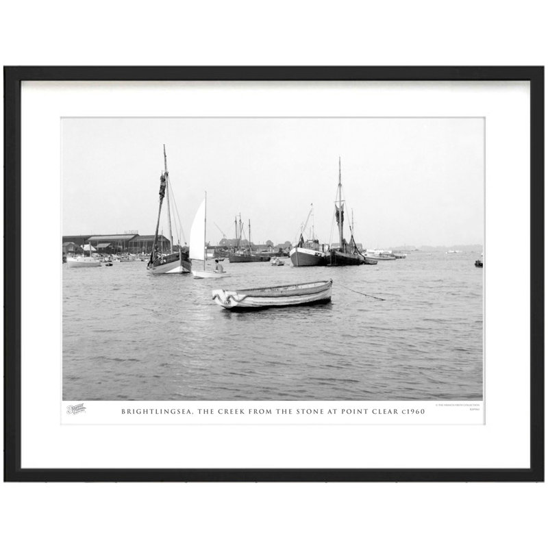 Brightlingsea, The Creek From The Stone At Point Clear C1960 by Francis Frith - Single Picture Frame Print