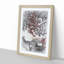 Liberty Bridge in Budapest Hungary in Abstract - Picture Frame Graphic Art Print-55771928-55771926