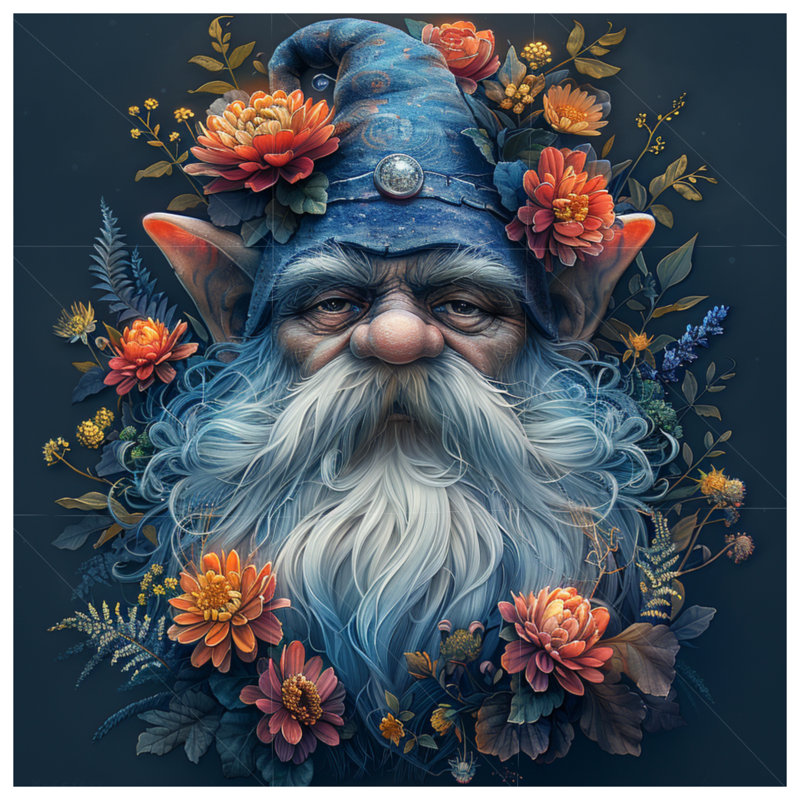 Coussin décoratif Gnome, coussins double face fantaisie, 20 po x 20 po