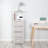 4-Drawer Storage Cart with USB and Outlet