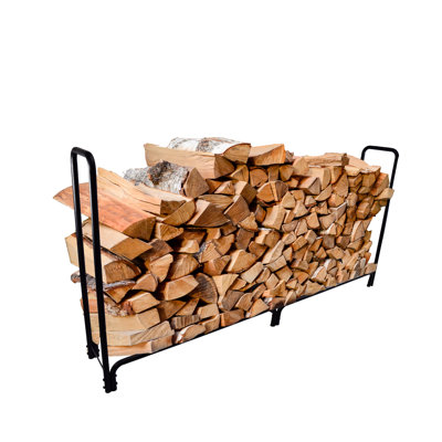 Support à bûches en bois Arish