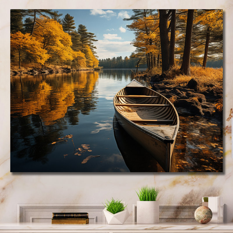Canada River Rhapsody III sur toile, Toile tendue, H 12 po x l 20 po x P 1 po