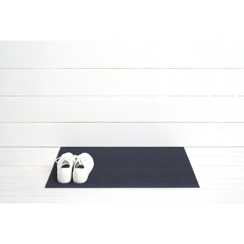 Chilewich Easy Care Heathered Shag Doormat, Gray, 0.27" H x 24" W x 36" D
